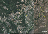 Agroecology: Mas of Beaulieu, sky Google view
